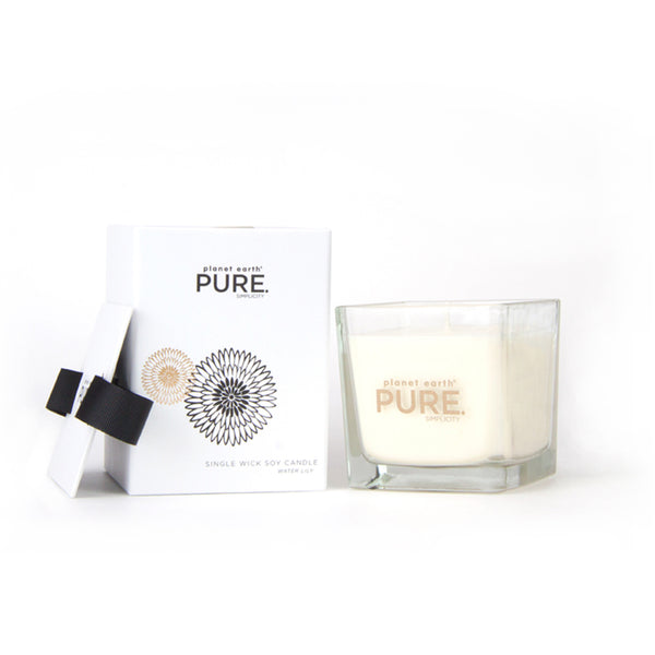 Small Square Candle - Water Lily - The Grain Shop Online Store